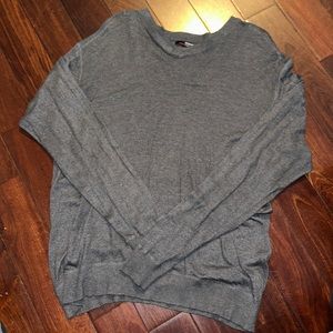 MURANO GRAY V-NECK SWEATER